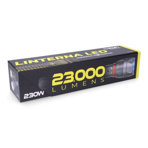 Linterna LED de Largo Alcance, Wolf Pro R1, 23000 lm EDM
