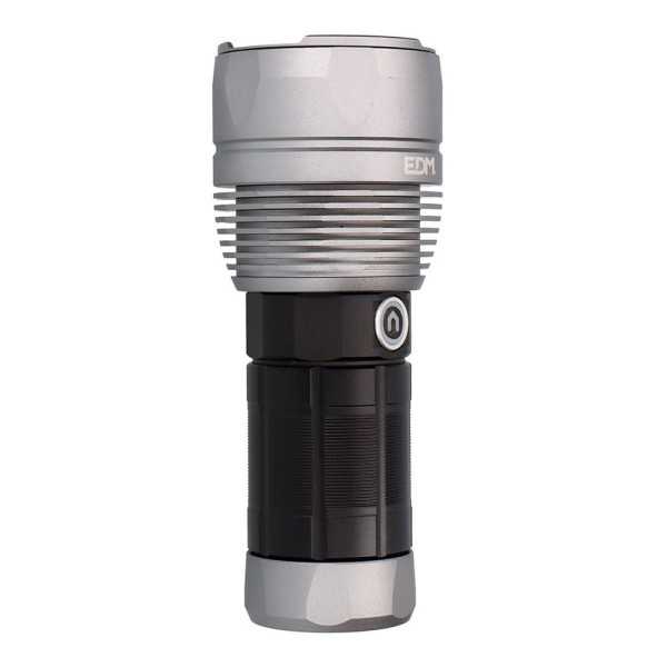 Linterna LED Táctica Titanforce Recargable 14.000 lm 6500 K 150 W IP44 + Cordón EDM