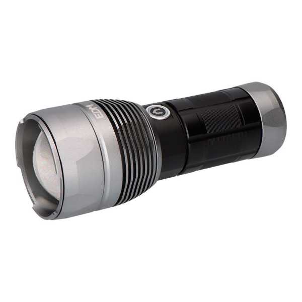 Linterna LED Táctica Titanforce Recargable 14.000 lm 6500 K 150 W IP44 + Cordón EDM