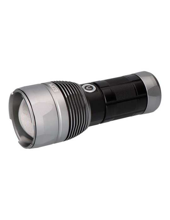 Linterna LED Táctica Titanforce Recargable 14.000 lm 6500 K 150 W IP44 + Cordón EDM