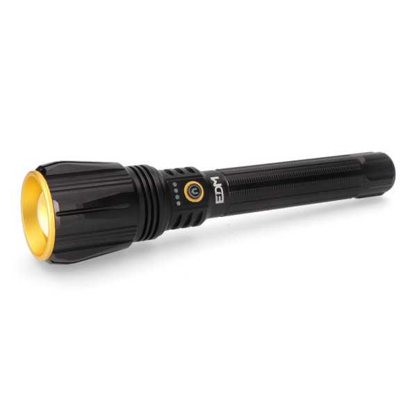 Linterna LED Táctica Largo Alcance, Wolfpro X6, 10000 Im EDM
