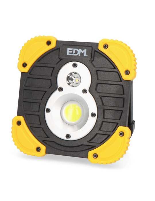 Foco Linterna Recargable Titan Work T3 10 W Funcion Power Bank EDM