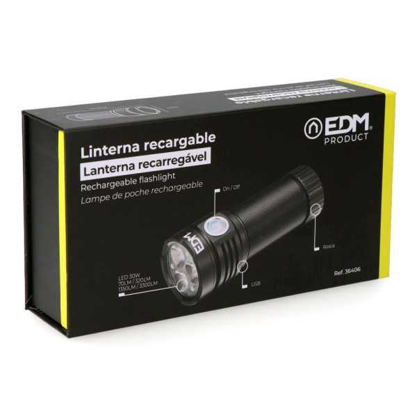 Linterna Wild Force KV1 Recargable 30W 3300 Im EDM