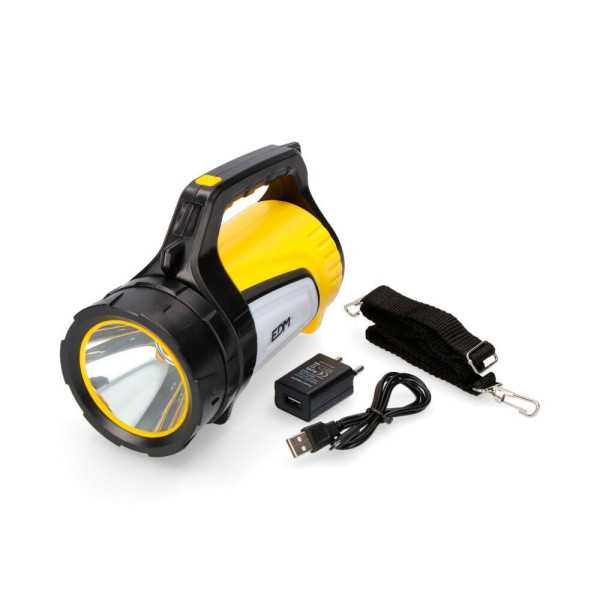 Linterna LED Titan Force Multifuncion Recargable + Powerbank 10 W 350 lm EDM