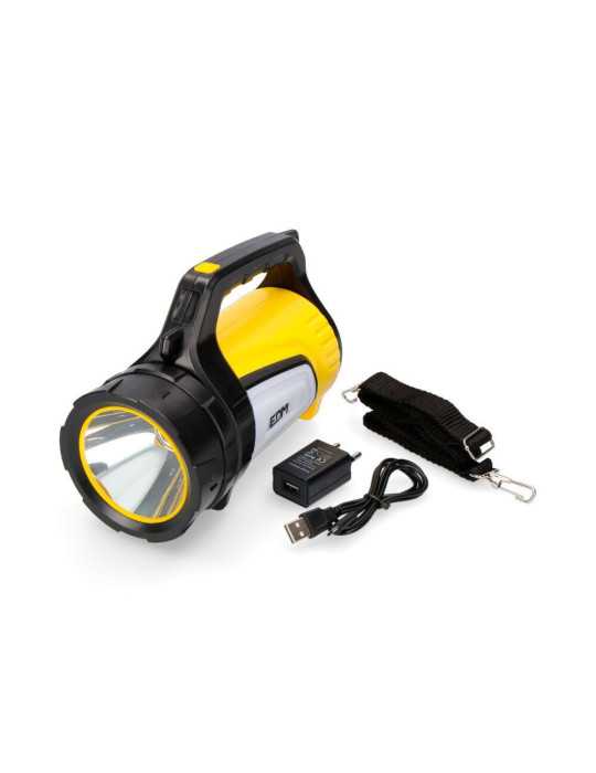Linterna LED Titan Force Multifuncion Recargable + Powerbank 10 W 350 lm EDM