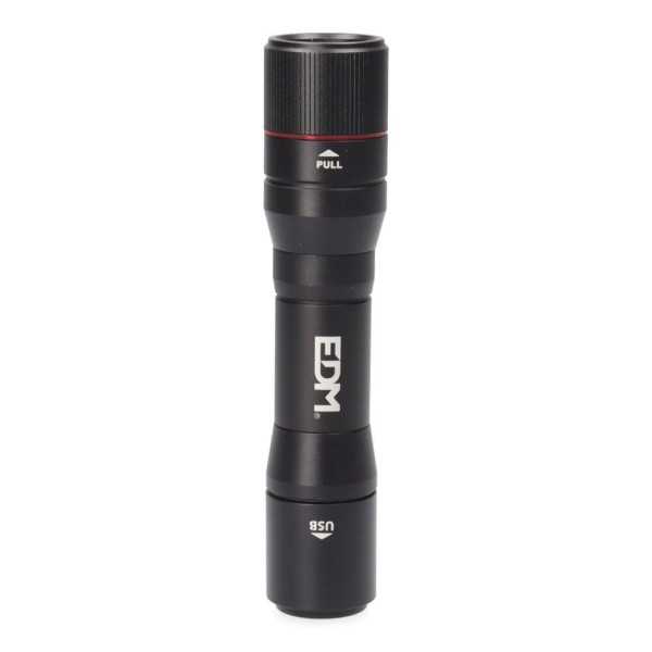 Linterna de 1 LED Wild Force KV2, 20 W, 1800 lm, Cuerpo Aluminio, Recargable, Power Bank EDM