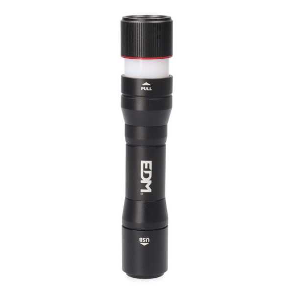 Linterna de 1 LED Wild Force KV2, 20 W, 1800 lm, Cuerpo Aluminio, Recargable, Power Bank EDM