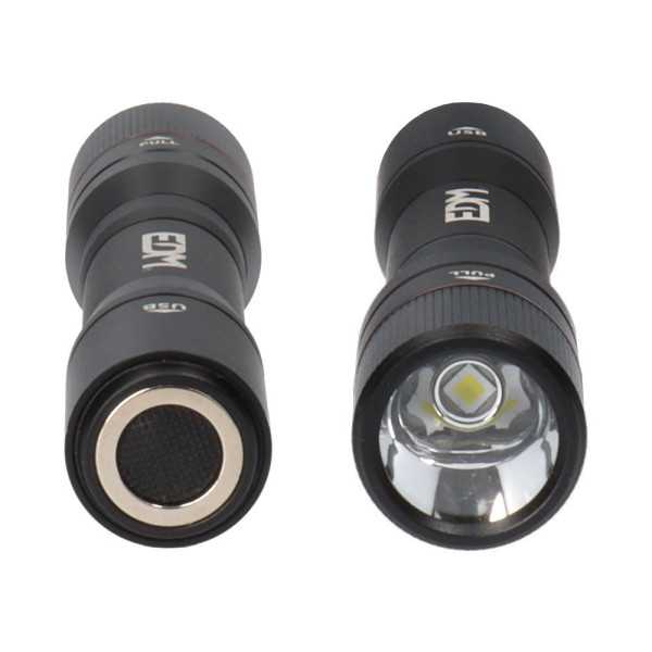 Linterna de 1 LED Wild Force KV2, 20 W, 1800 lm, Cuerpo Aluminio, Recargable, Power Bank EDM