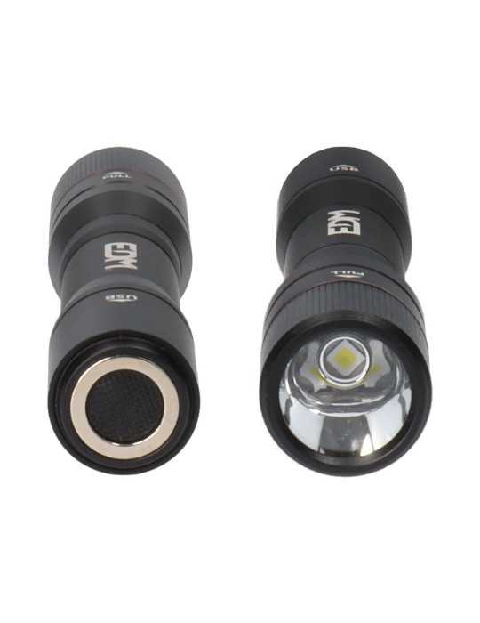 Linterna de 1 LED Wild Force KV2, 20 W, 1800 lm, Cuerpo Aluminio, Recargable, Power Bank EDM