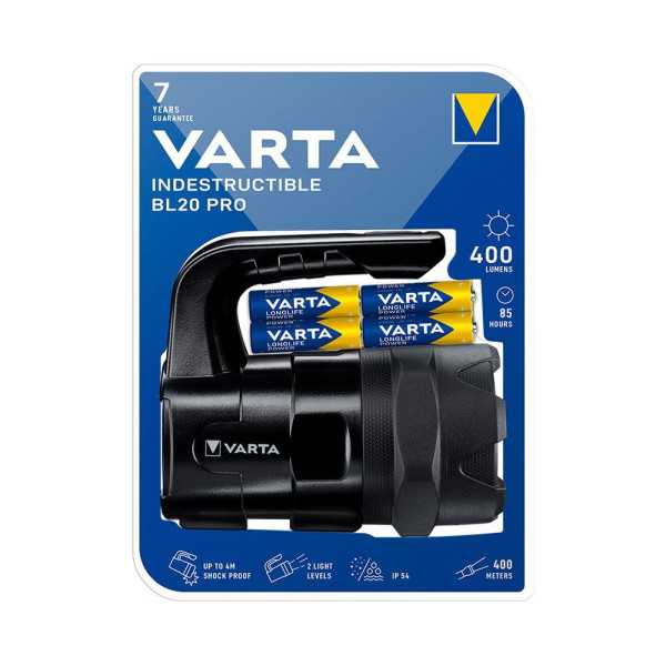 Linterna Indestructible BL20 6W VARTA