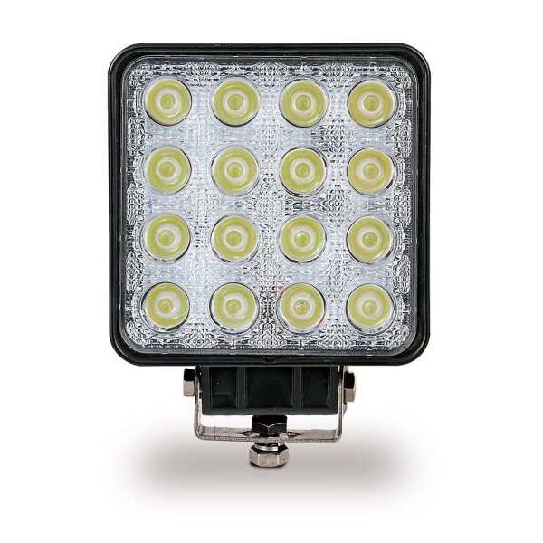Faro de Trabajo Cuadrado 16 LEDS, 3500 Im, 48W, 10 - 48V GOODYEAR