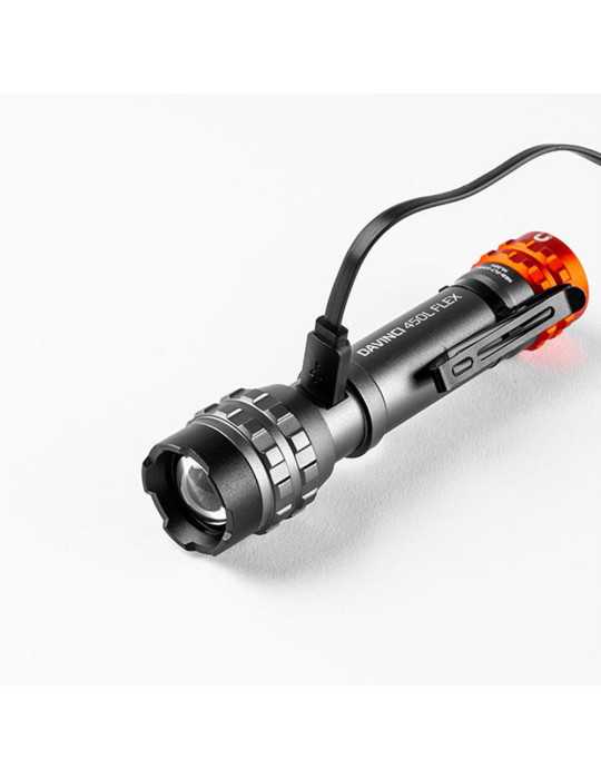 Linterna Davinci 450L. Flex Recargable NEBO
