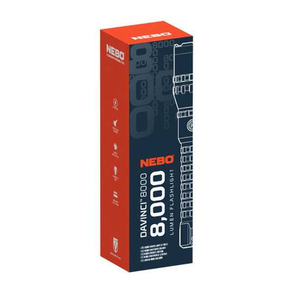 Linterna Davinci 8000. Recargable NEBO