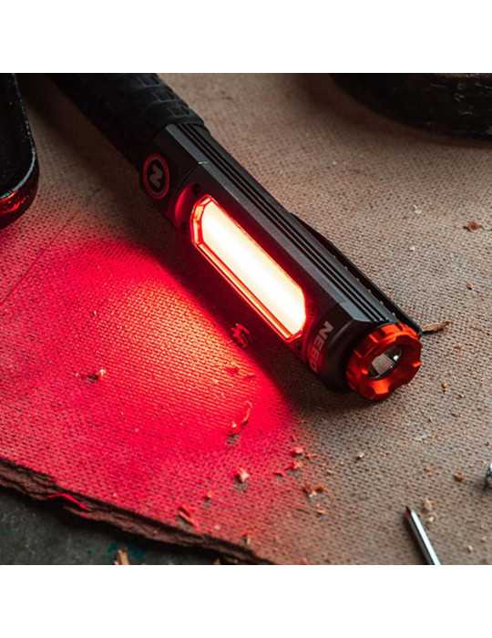 Linterna Big Larry Pro+. Lámpara+cob Recagable, por la Compra de 6 Unidades un Expositor de Regalo NEBO