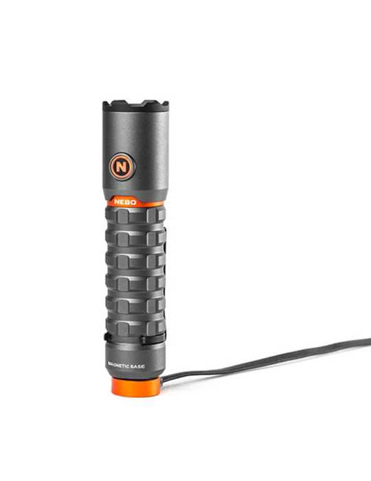 Linterna Torchy 2K. Compacta Recargable, por la Compra de 6 Unidades un Expositor de Regalo NEBO