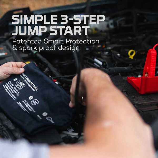 Arrancador + Compresor de Aire Assist Air Jump Starter. NEBO
