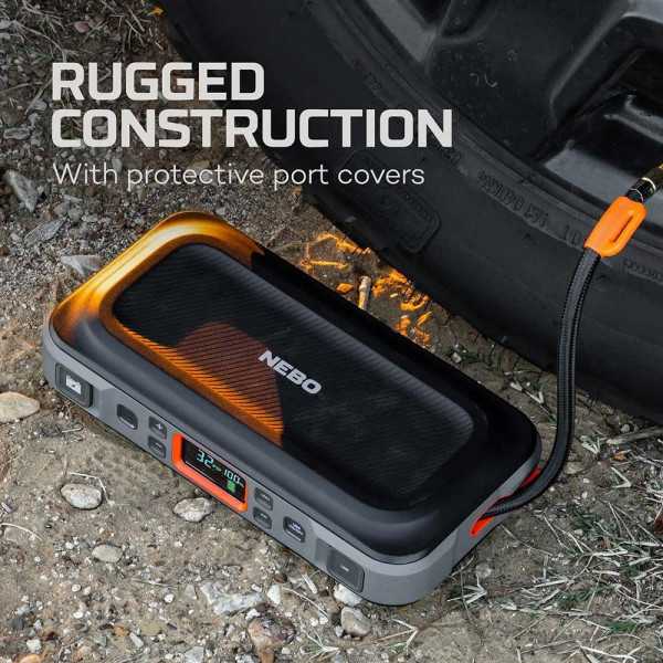 Arrancador + Compresor de Aire Assist Air Jump Starter. NEBO