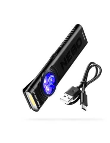 Linterna Compacta Recargable Slim Mini UV NEBO 2