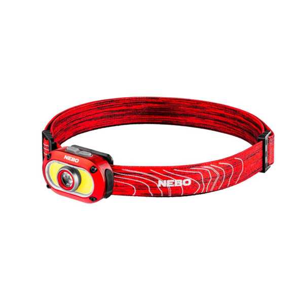 Linterna Frontal Recargable MYCRO550+, Roja 550 lm NEBO