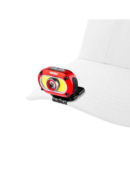 Linterna Frontal Recargable MYCRO550+, Roja 550 lm NEBO