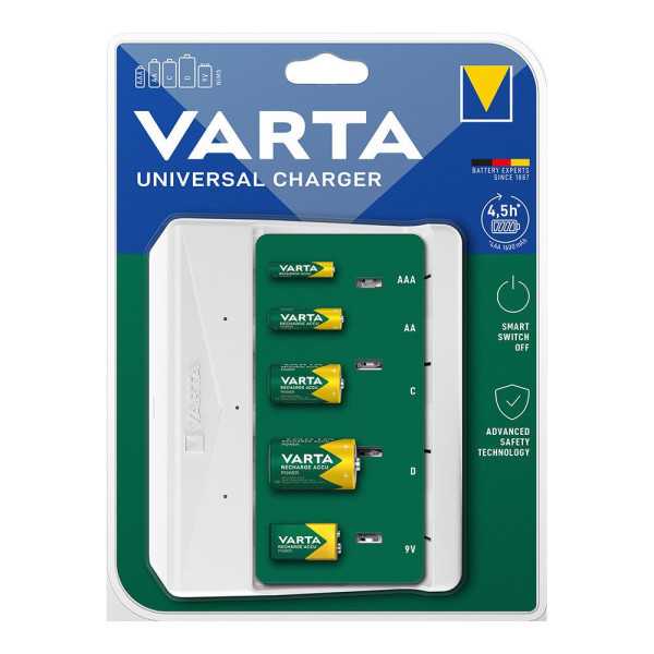 Cargador Universal de Pilas 57658 VARTA