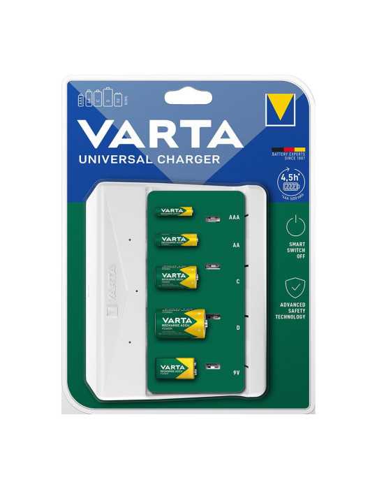 Cargador Universal de Pilas 57658 VARTA