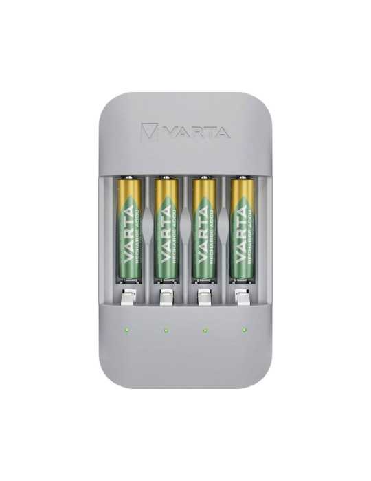 Cargador de Pilas Eco Charger Pro + 4 Pilas 800 Mah AAA 56813 VARTA