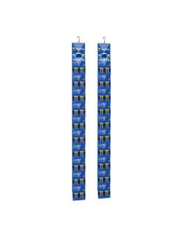 Lote de 20 Unidades Pila Alkalina Longlife Power AAA - LR03 2 Tiras (10 Blisters 4 uds) Ø10,5x44,5mm Precio por Blister VARTA 2