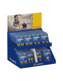 Expositor de Carton de Sobremesa con Blisters Varios AAA-AA-C-D-9V 43x36x29cm VARTA