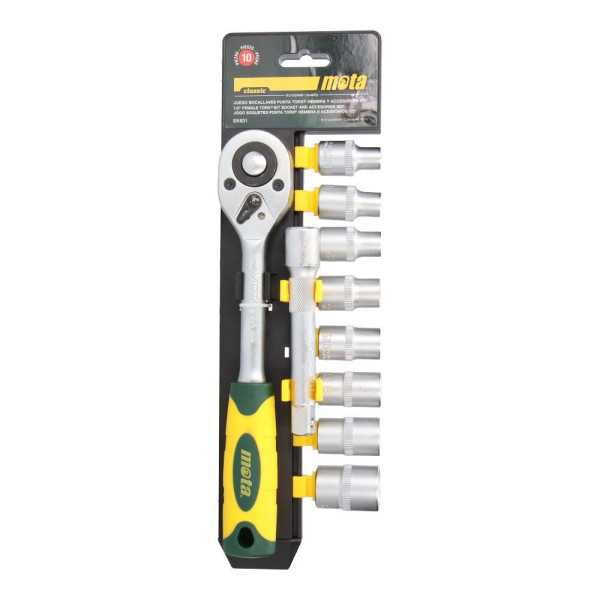Bocallaves Punta Torx Hembra ½ pulg, Juego 10 Piezas MOTA HERRAMIENTAS