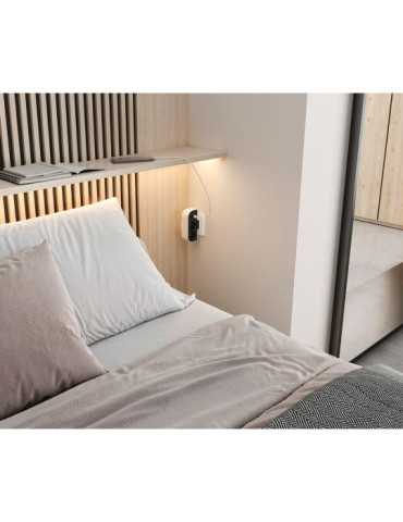 Adaptador Giratorio Schuko 2 Tomas + USB A+c 30 W 16 A 250 V~ SIMON 2