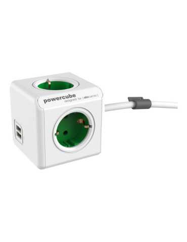 Extended + USB, 4 Tomas Corriente + 2 USB. POWERCUBE 2