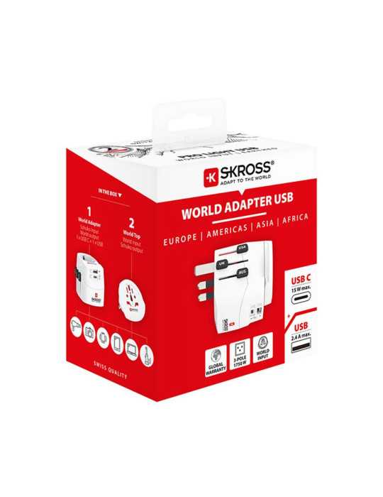 Set 2 Multi Adaptadores de Viaje 1302472 SKROSS