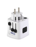 Adaptador para Enchufe Entrada Universal A 150 Paises TRAVEL BLUE