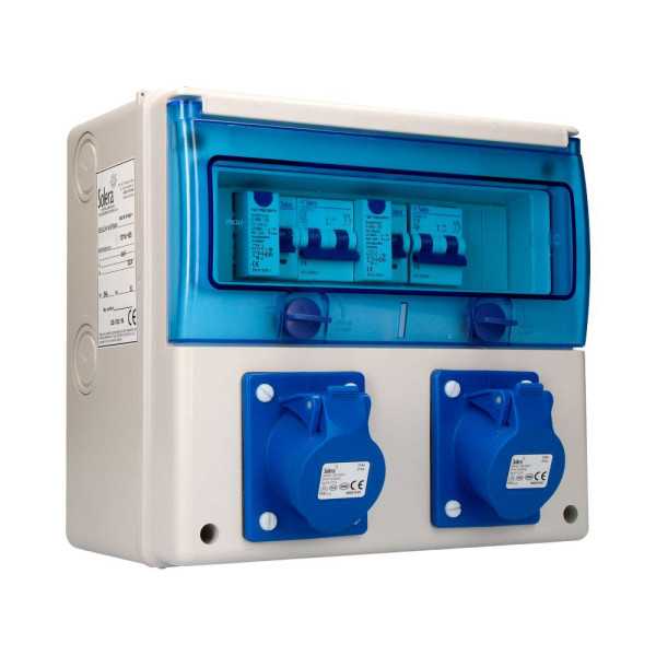 Cuadro Indusrial Montado, Bases, Cableado y Protecciones, 270 x 250 x 160 mm SOLERA