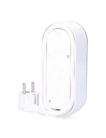 Base Aérea 1 Toma 2P+T Schuko, 4 USB (3 x A + 1 x C), 1,5 m de Cable H05VV-F 3G1,5 mm², 16A 250V~, Blanca EDM 2