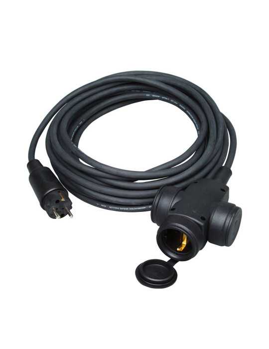 Triple Aereo Bipolar H07RN-F 3G1,5mm² con Clavija, 10M. KOPP