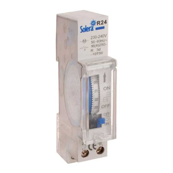 Interruptor Horario 24 Horas Analogico (Retractilado) R24 SOLERA