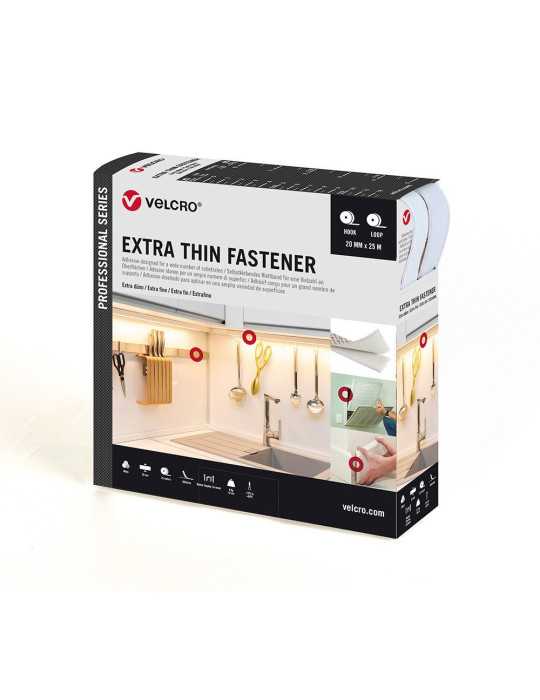 Cinta Adhesiva Extrafina Blanca 20 mm x 25 m VELCRO®