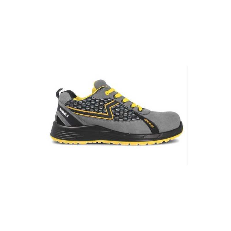Zapato seguridad PAREDES S1P Alonso Plus gris - amarillo Talla 41