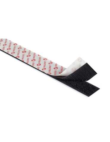 Cinta de Gancho y Bucle Adhesiva Negra 20 mm x 25 m VELCRO® 2