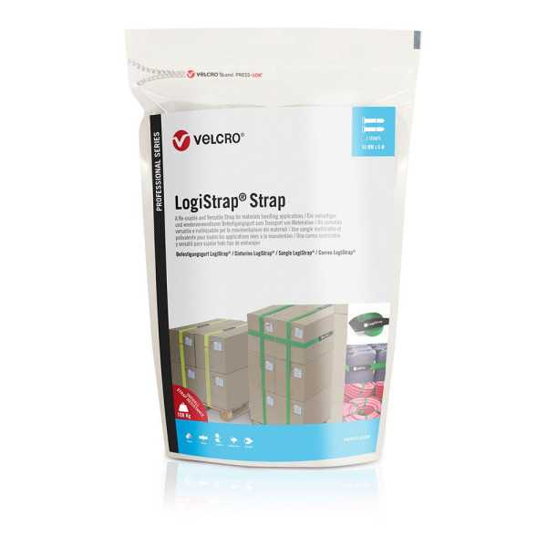 Correa Logistrap, Verde, Pack 2 Unidades, 50mm x 6m VELCRO®