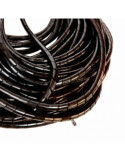 Lote de 25 Unidades Cinta Helicoidal Ø8,2 x 10 mm, Negra BASICS
