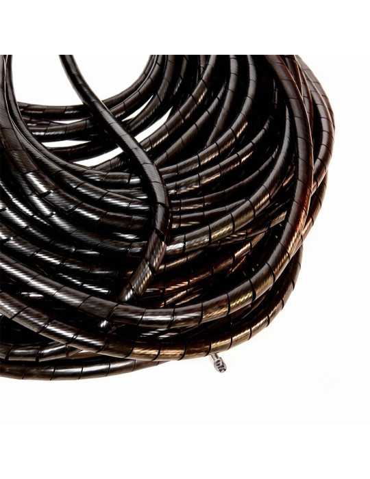 Lote de 25 Unidades Cinta Helicoidal Ø17 x 20 mm, Negra BASICS