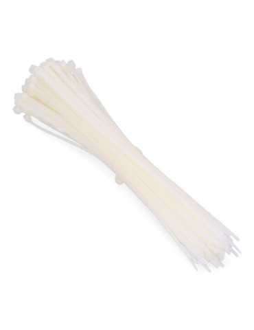 Bridas, Nylon, Alta Calidad, Natural, 550 x 8,0 mm, Bolsa, 100 uds EDM