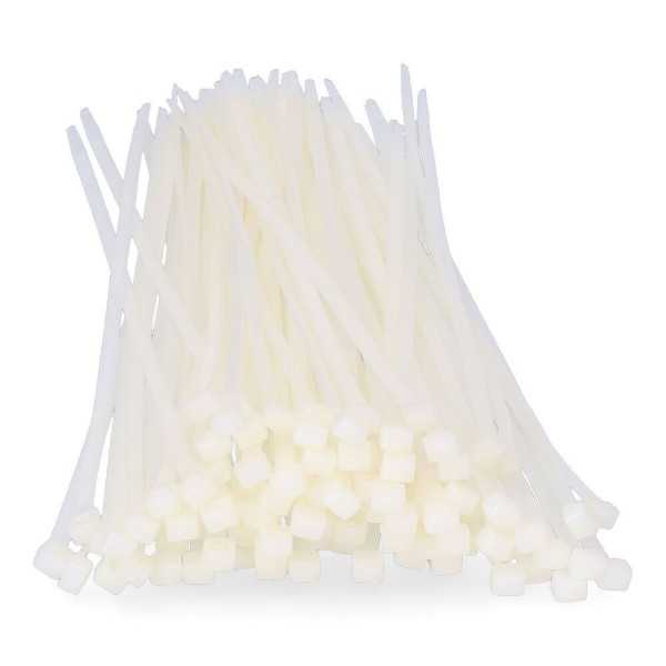 Bridas, Nylon, Alta Calidad, Natural, 762 x 9,0 mm, Bolsa, 100 uds EDM