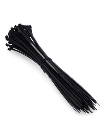 Bridas, Nylon, Alta Calidad, Negro, 550 x 8,0 mm, Bolsa, 100 uds EDM