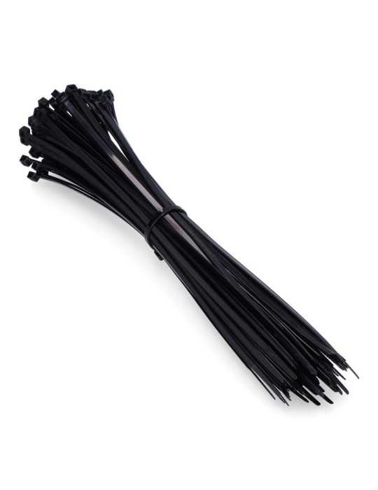 Bridas, Nylon, Alta Calidad, Negro, 550 x 8,0 mm, Bolsa, 100 uds EDM