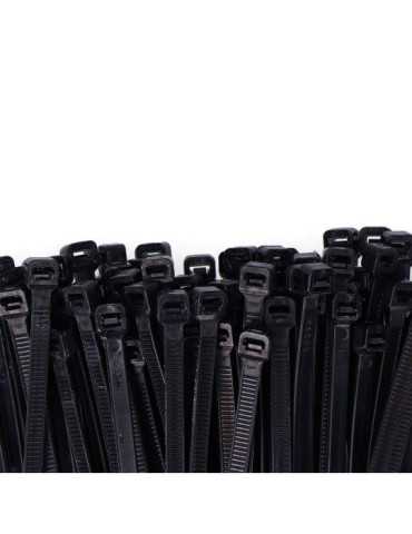Bridas, Nylon, Alta Calidad, Negro, 762 x 9,0 mm, Bolsa, 100 uds EDM 2