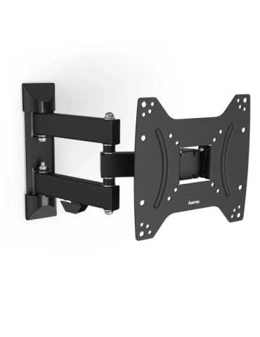 Soporte Mural TV, Negro, Doble Brazo Articulado, de 19 A 48 pulg, Carga Máx. 20 kg HAMA